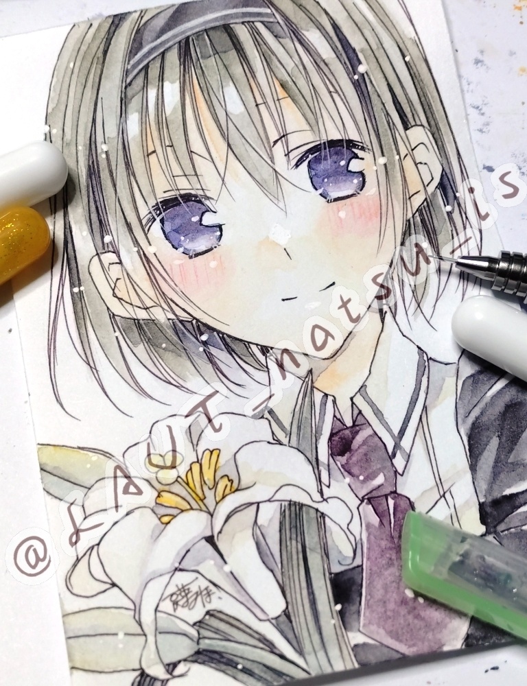 水彩原画イラストオーダー