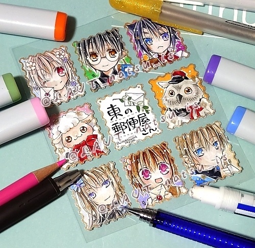 原画【東の郵便屋さん】