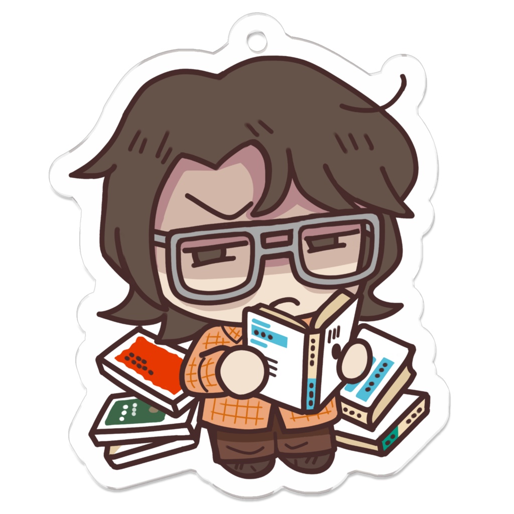 創作キャラ「アンドウ」　ぷちアクキー