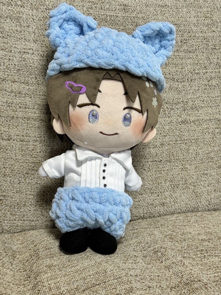 わんぱく用ねこみみ、うさ耳帽子、パンツセット