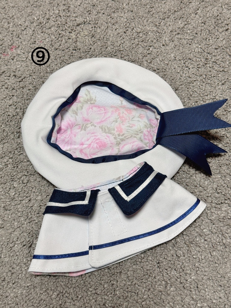 セーラーケープ・ベレー帽セット