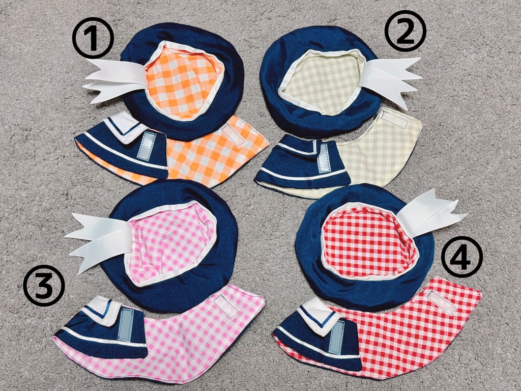 セーラーケープ・ベレー帽セット