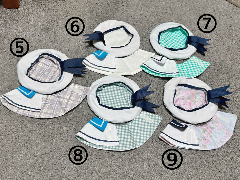 セーラーケープ・ベレー帽セット