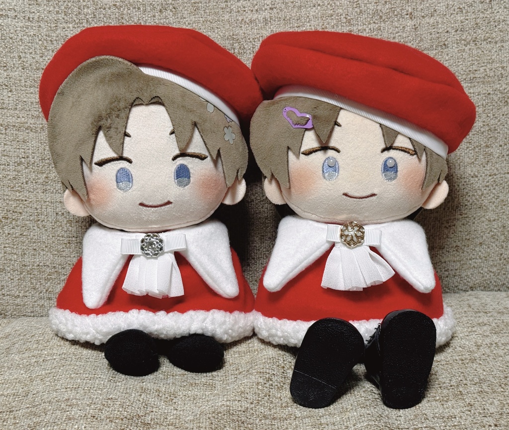 サンタケープ、ベレー帽セット