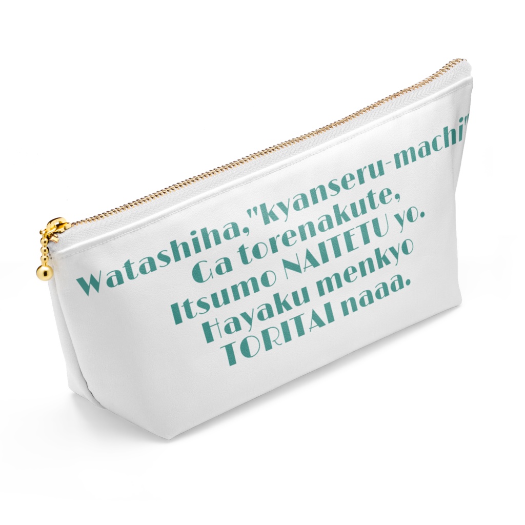 沖縄と自練と免許の話 ポーチ