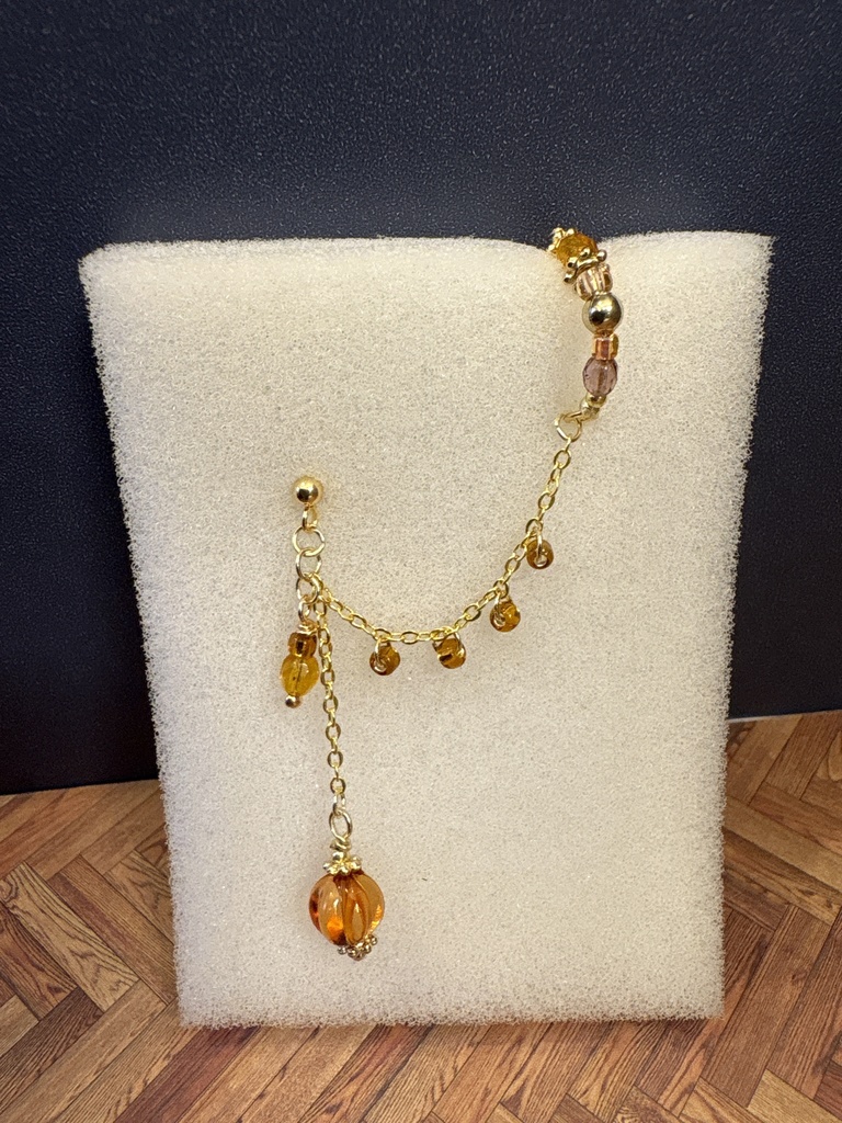 イヤカフ付きピアス(イヤリング)〜リチャード〜