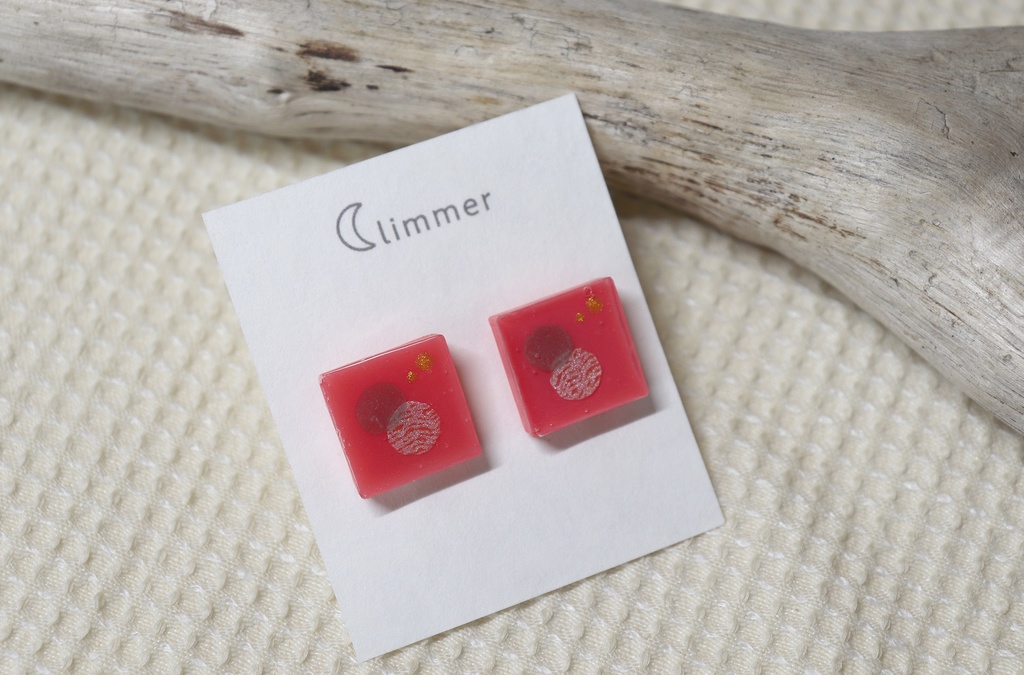 21世紀の枕草子イヤリング「大寒」