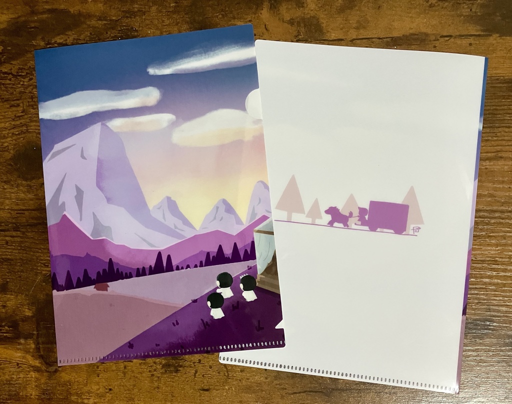 A5クリアファイル(1日の始まり)