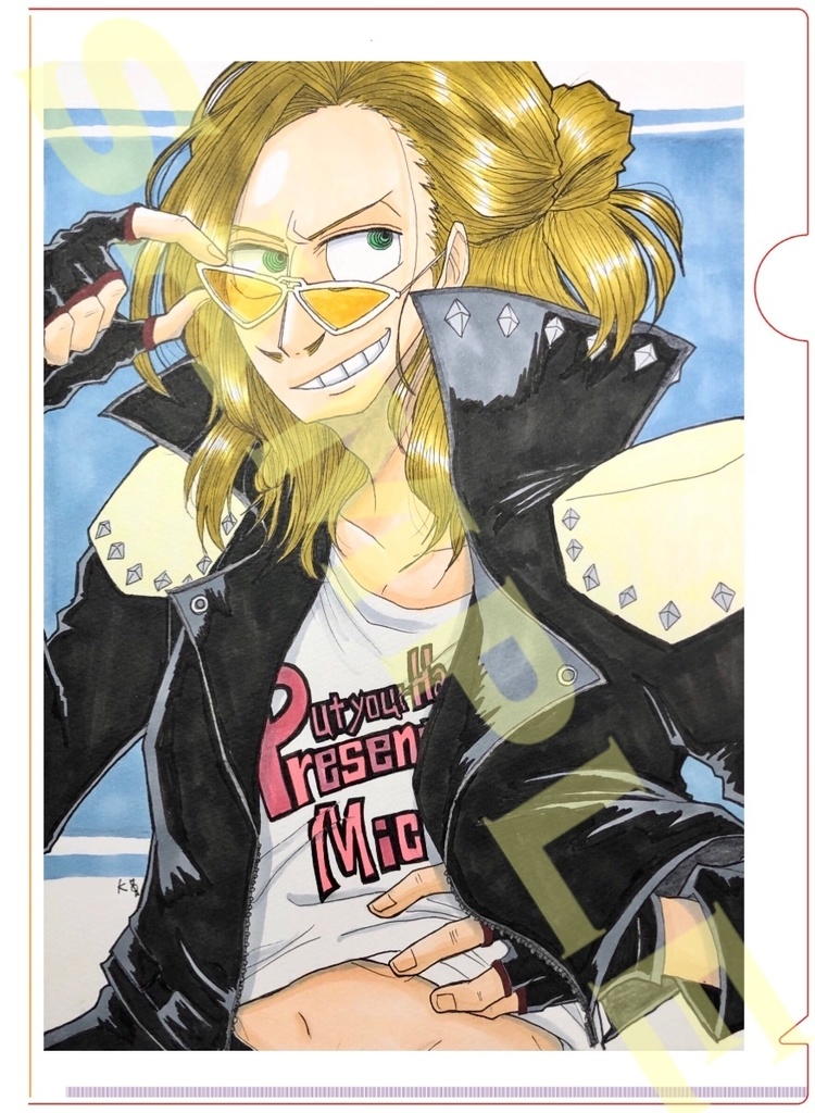 A4クリアファイル(マイク)