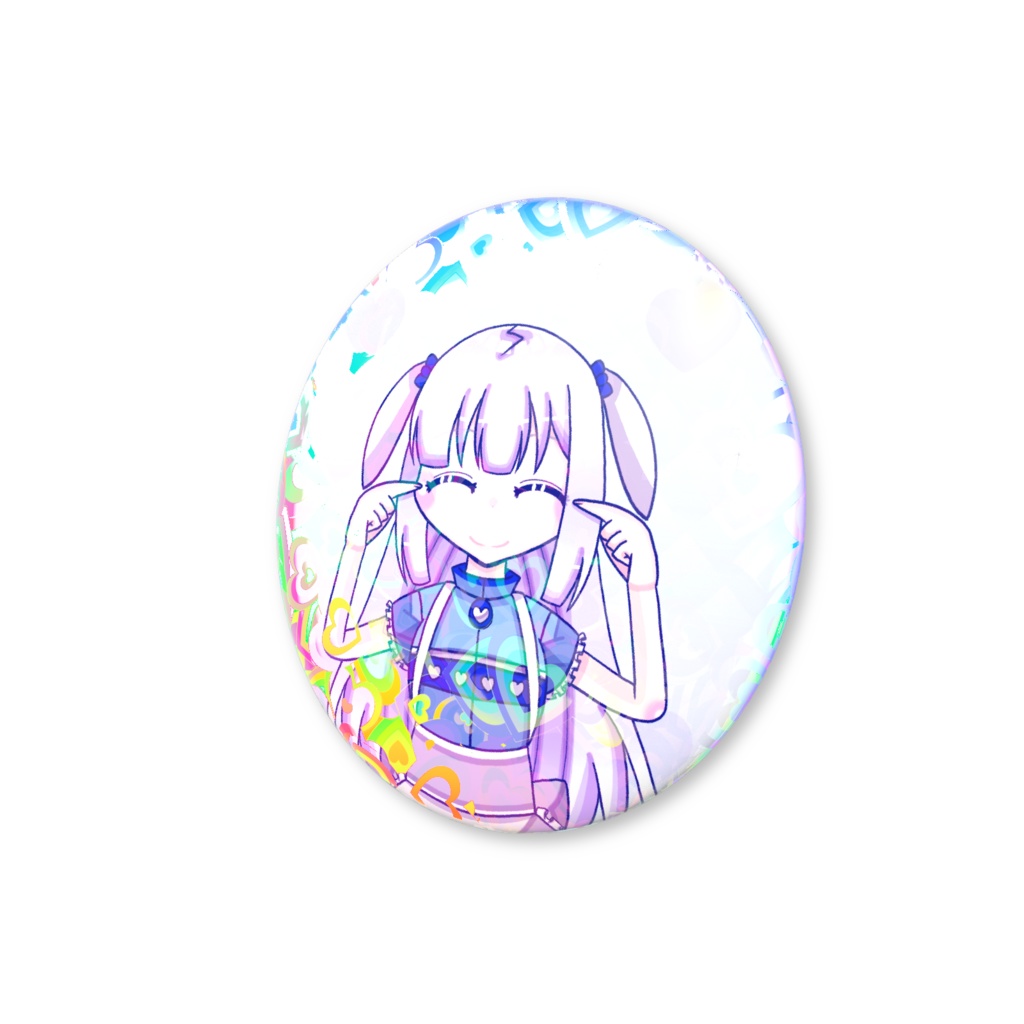 ホログラム缶バッチ