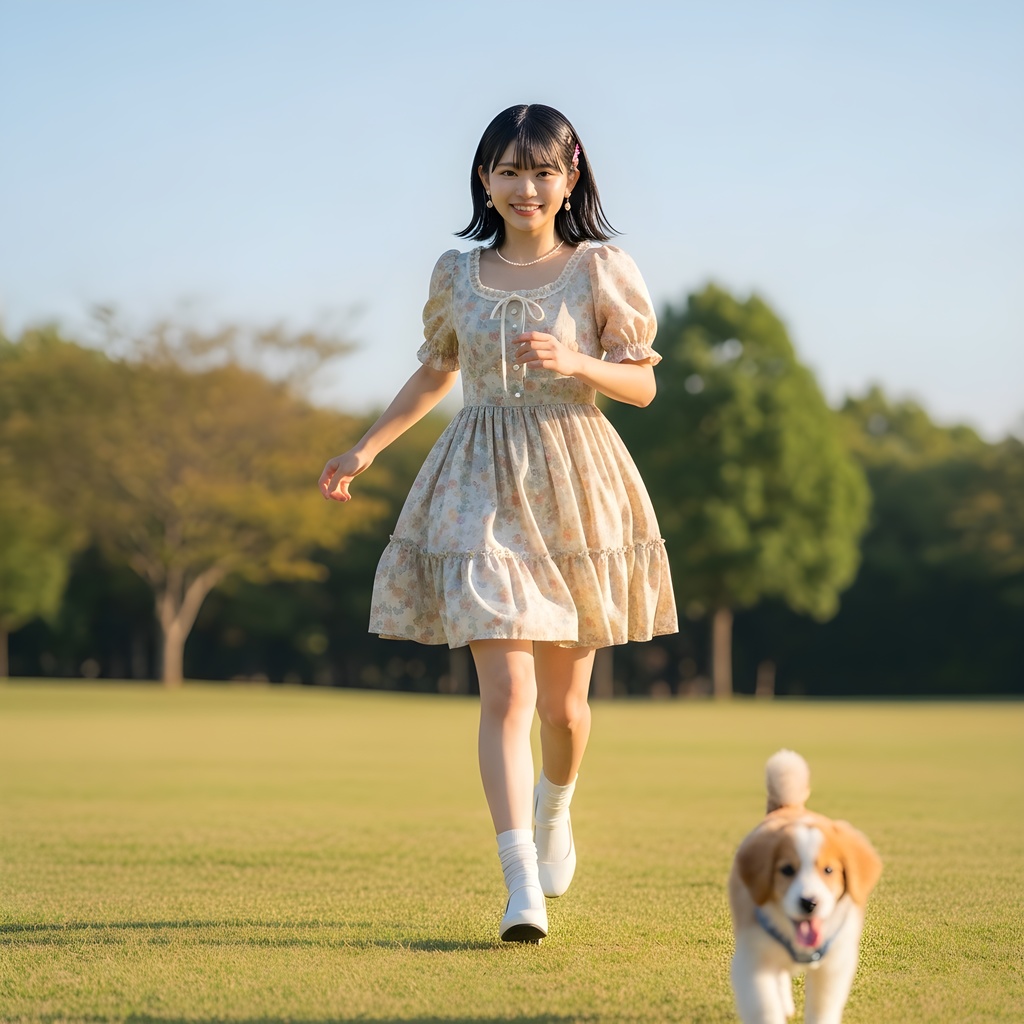 【無料配布】犬と歩く小春日和～ワンピースコレクション