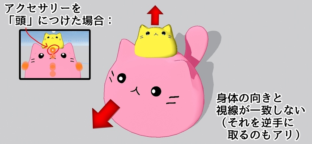 【無料】一頭身(風)VRMアバター「まんじゅうにゃんこ」