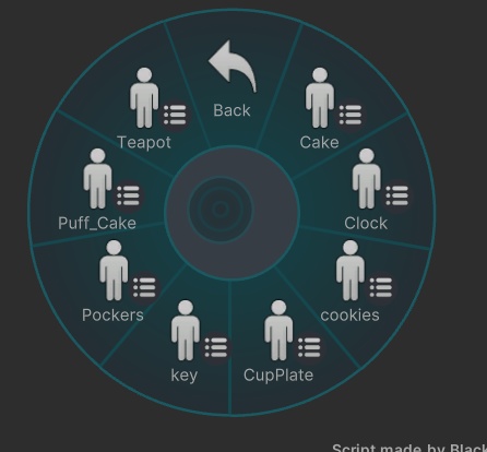 アリスフィールちゃんのアイテムをメニューで出したり固定できるようするやつ