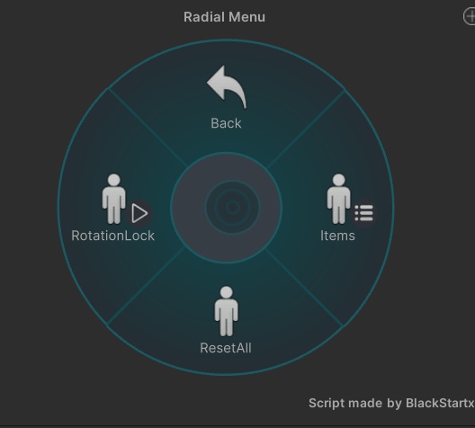 アリスフィールちゃんのアイテムをメニューで出したり固定できるようするやつ