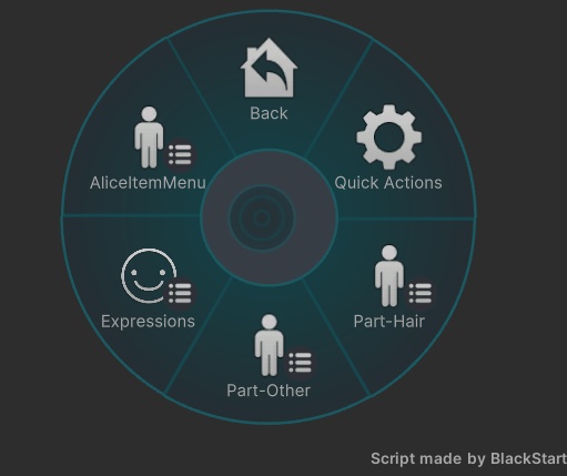 アリスフィールちゃんのアイテムをメニューで出したり固定できるようするやつ