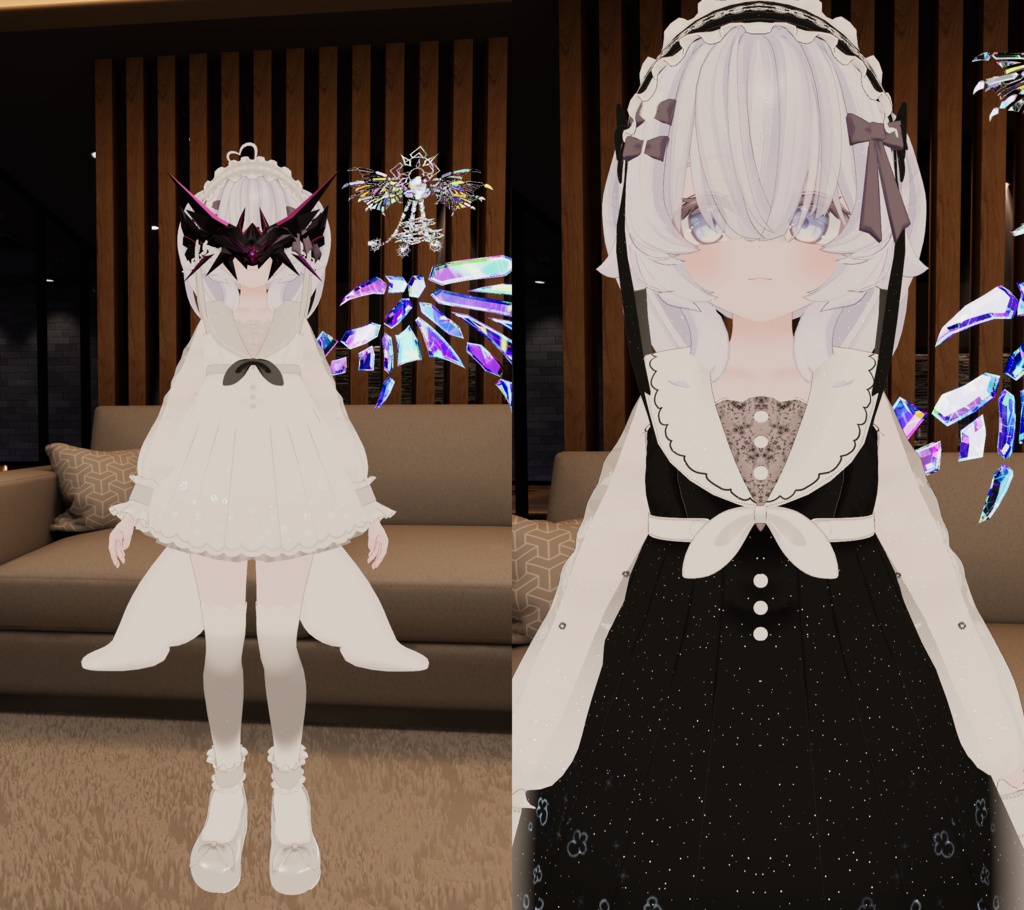 距離で色変わるやつ(lilToon)