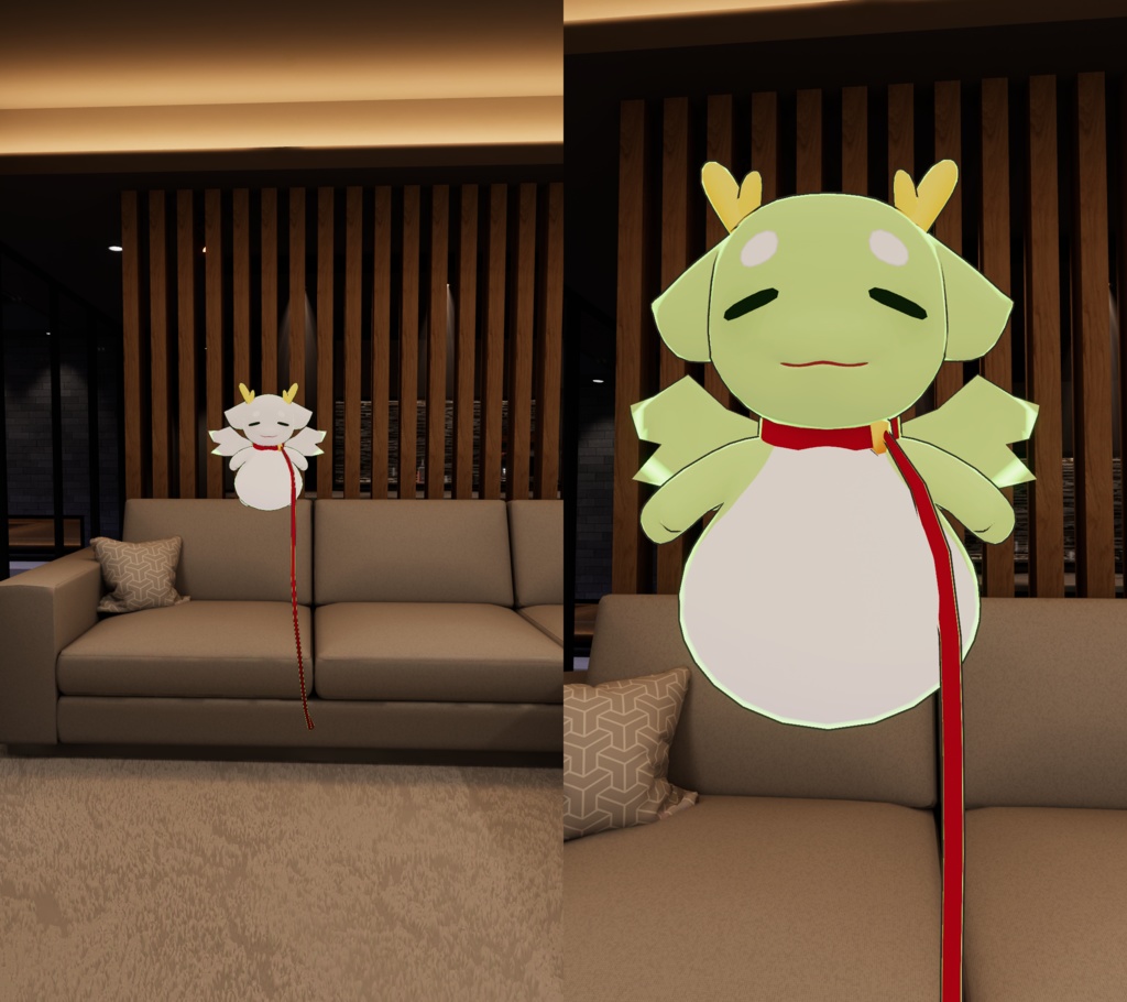 距離で色変わるやつ(lilToon)