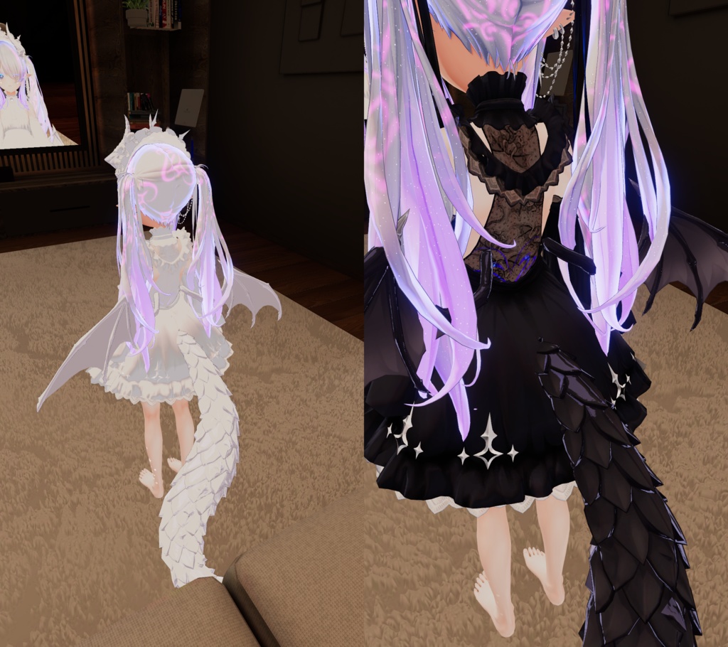 距離で色変わるやつ(lilToon)