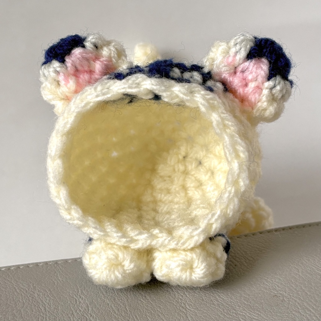 【再販】寝そべり着ぐるみ*ホワイトタイガー*おまんじゅう用