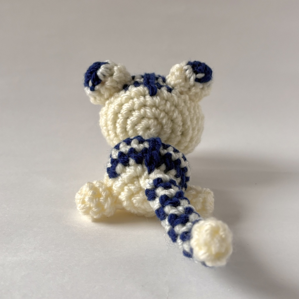 【再販】寝そべり着ぐるみ*ホワイトタイガー*おまんじゅう用