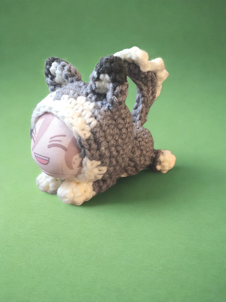 【再販】寝そべり着ぐるみ*オオカミ*おまんじゅう用