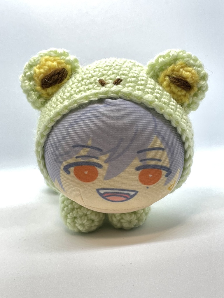 寝そべり着ぐるみ＊カエル＊おまんじゅう用 - 8knit - BOOTH