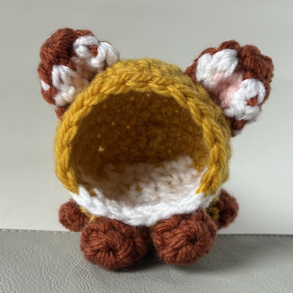 寝そべり着ぐるみ*キツネ*おまんじゅう用