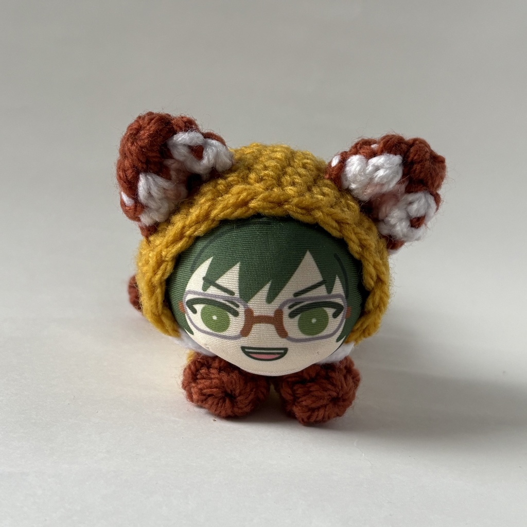 寝そべり着ぐるみ*キツネ*おまんじゅう用