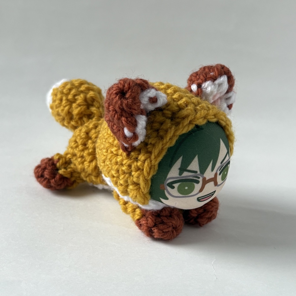 寝そべり着ぐるみ*キツネ*おまんじゅう用