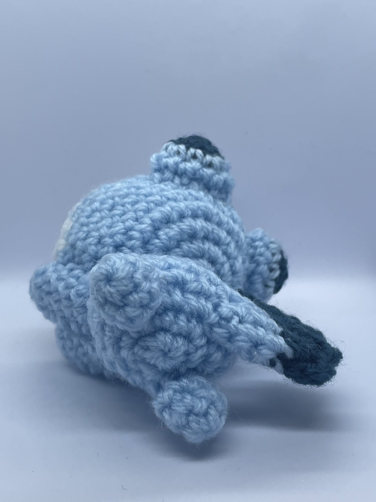 寝そべり着ぐるみ*オオカミ ブルー系*おまんじゅう用