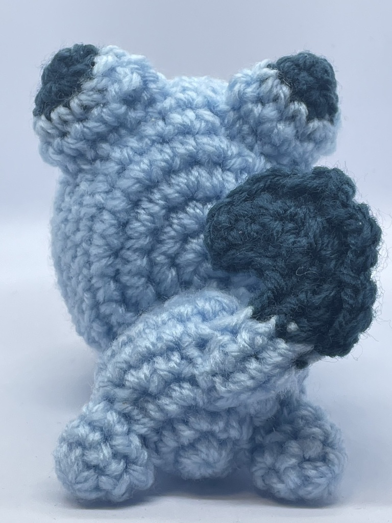 寝そべり着ぐるみ*オオカミ ブルー系*おまんじゅう用