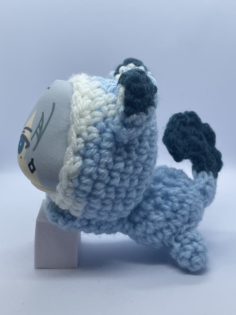 寝そべり着ぐるみ*オオカミ ブルー系*おまんじゅう用