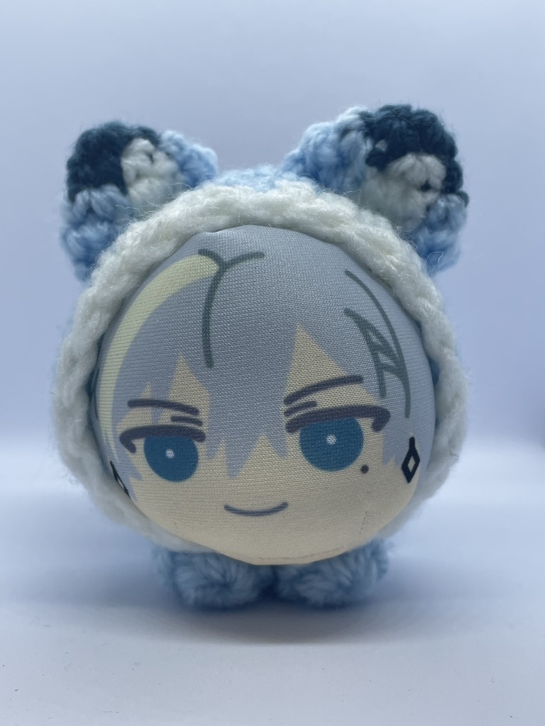 寝そべり着ぐるみ*オオカミ ブルー系*おまんじゅう用