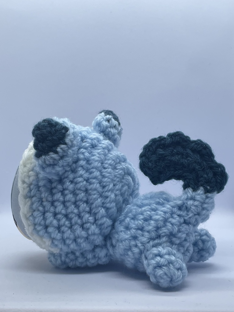 寝そべり着ぐるみ*オオカミ ブルー系*おまんじゅう用