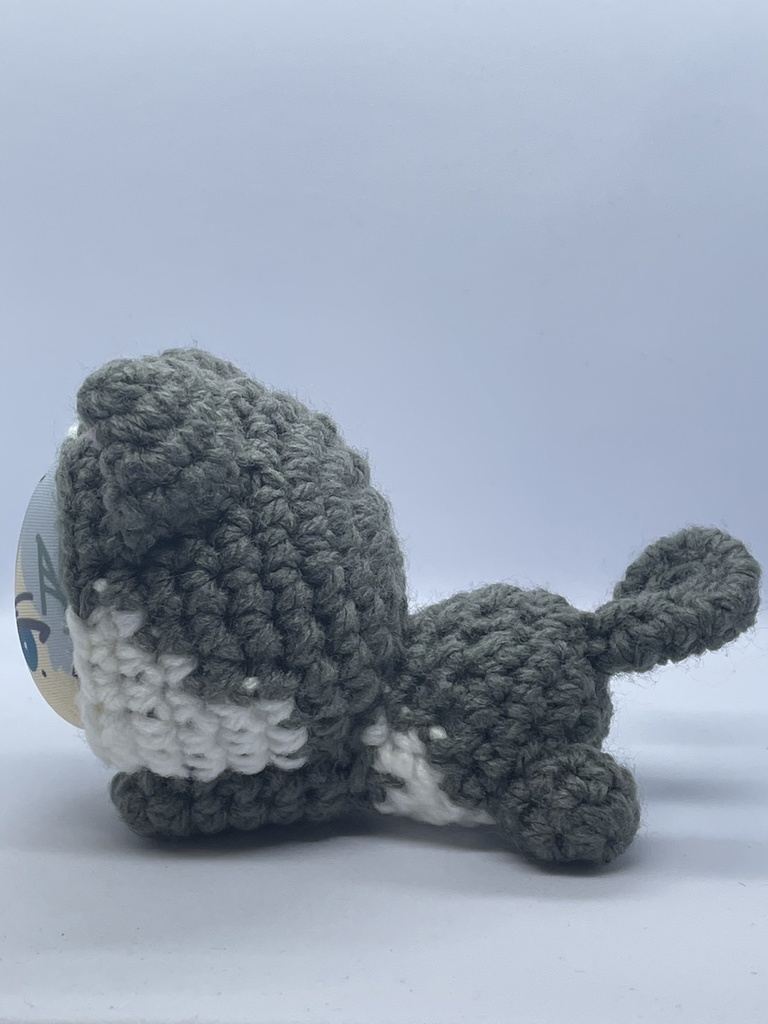 寝そべり着ぐるみ*ハチワレねこ グレー*おまんじゅう用