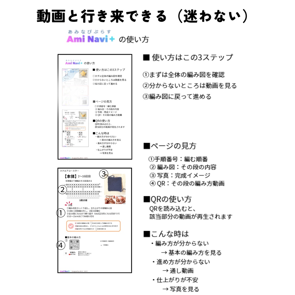 【七夕限定無料配布】七夕 星飾り|動画で確認できる編み図 Ami Navi+