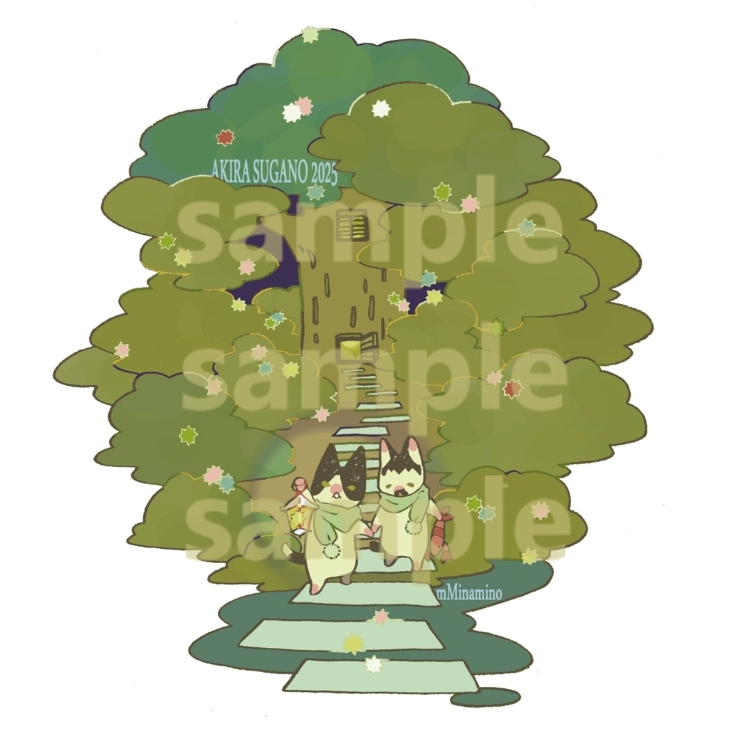 『はちさんとそうちゃんの「おかえり」トートバッグ』薄手コットン