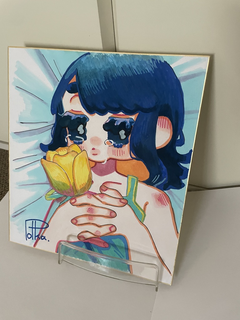 【色紙原画】報われない恋
