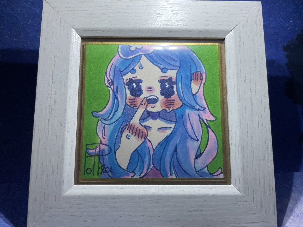 クラゲ、頭についてますよ…!🪼人魚ちゃん豆色紙