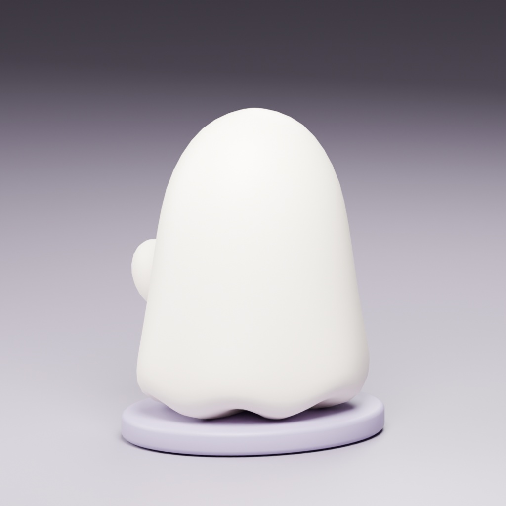 【無料 / Free】Ghost Night Light|星を抱くおばけのナイトライト|VRChat小物・3色