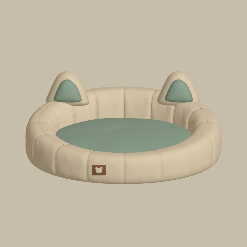 【VRChat】COZY CAT CORNER|猫のお昼寝小物12点・3色 / Cat Furniture & Props