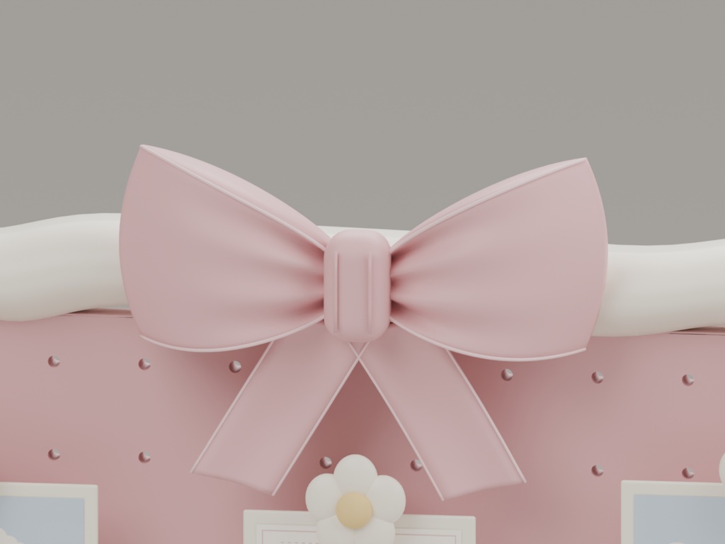 【無料 / Free】【VRChat】SWEET MEMO WALL|リボン・うさぎのメモ&フォトボード8種・3色 / Photo Board & Desk Decor