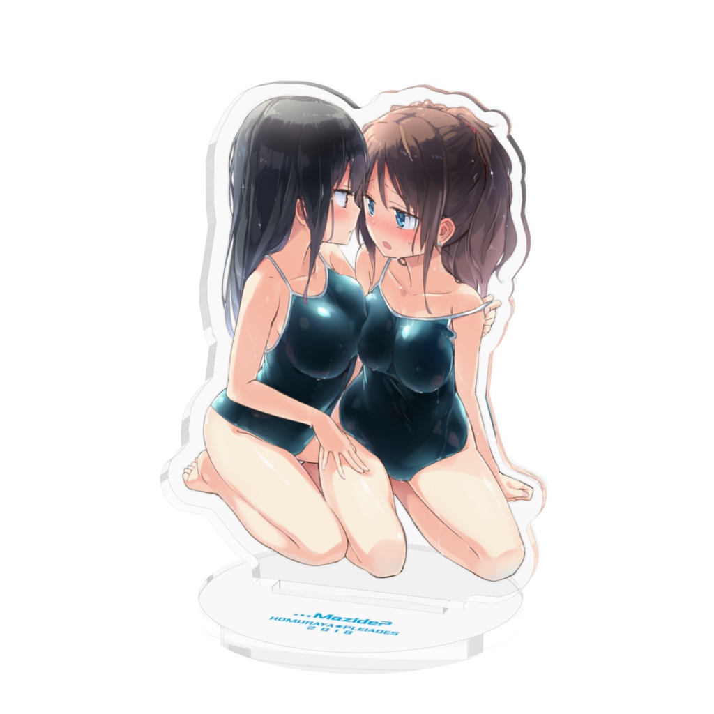 アクリルフィギュア <スク水百合少女 2018ver.>