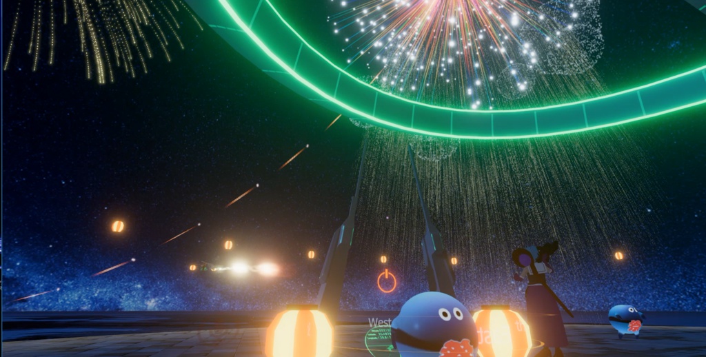 「JAPANELAND 花火大会」VIRTUALに咲いた一夜の夢