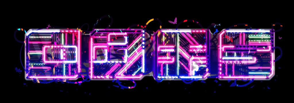 ネオンロゴTシャツ