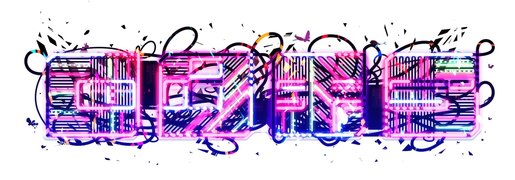 ネオンロゴTシャツ