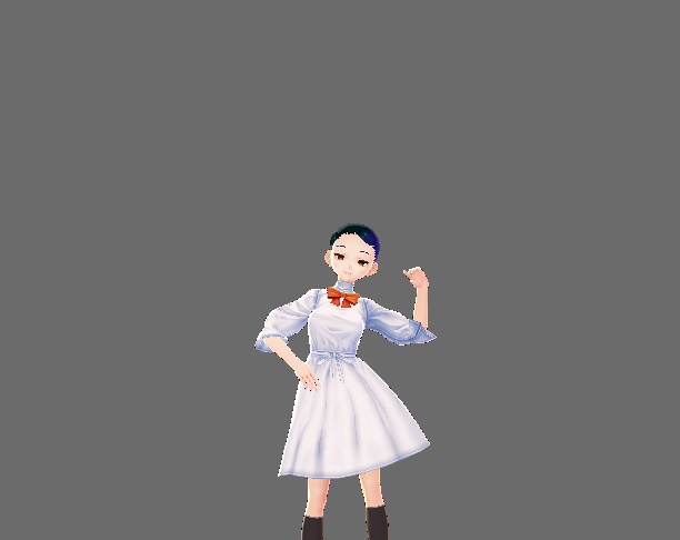 【VRoid対応】【公式版】制服姿の女子高生キエラ・デサイ kiera desai vroid vr chat model VRチャット 