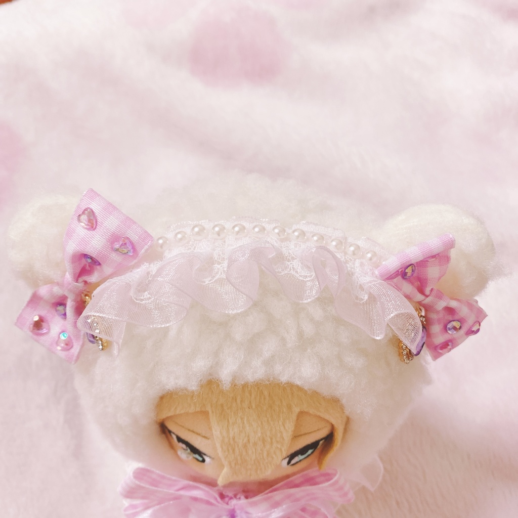 ♡ピンクフリルくまさん♡