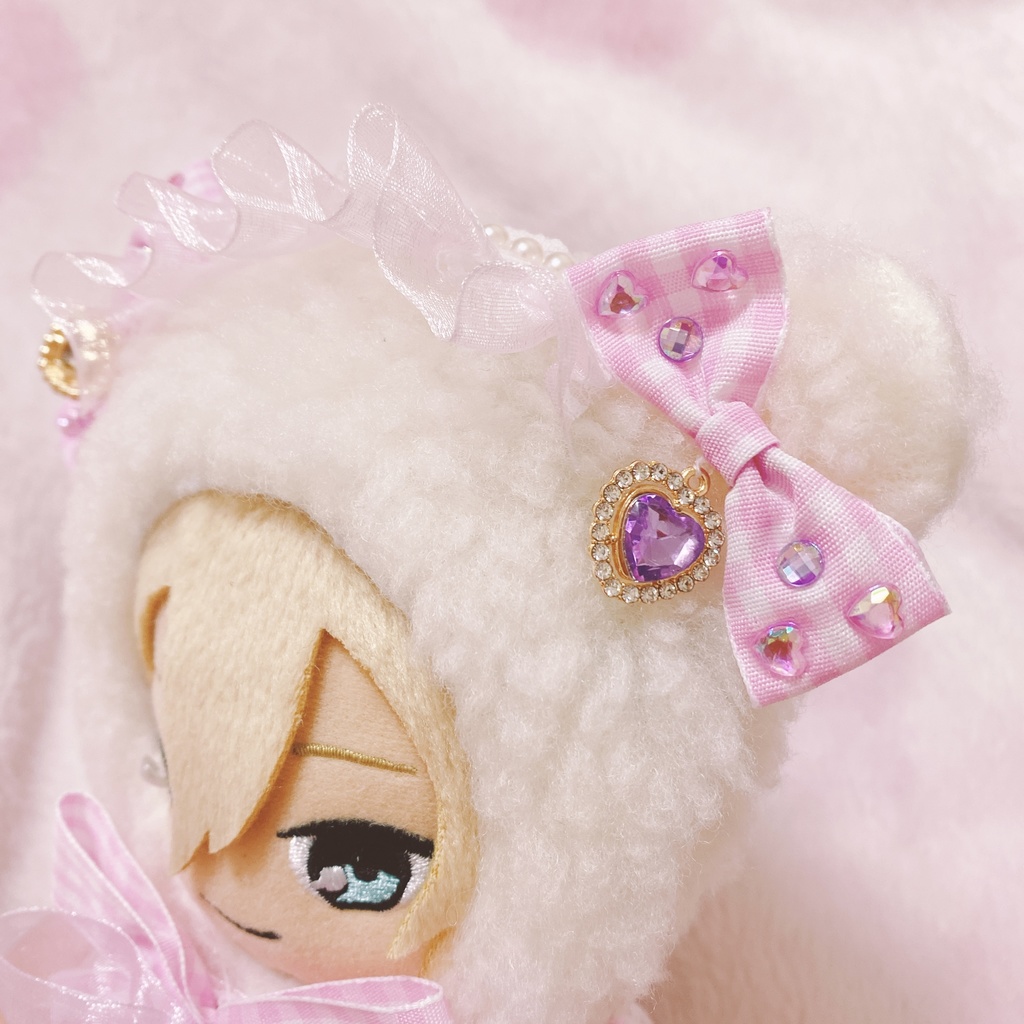 ♡ピンクフリルくまさん♡