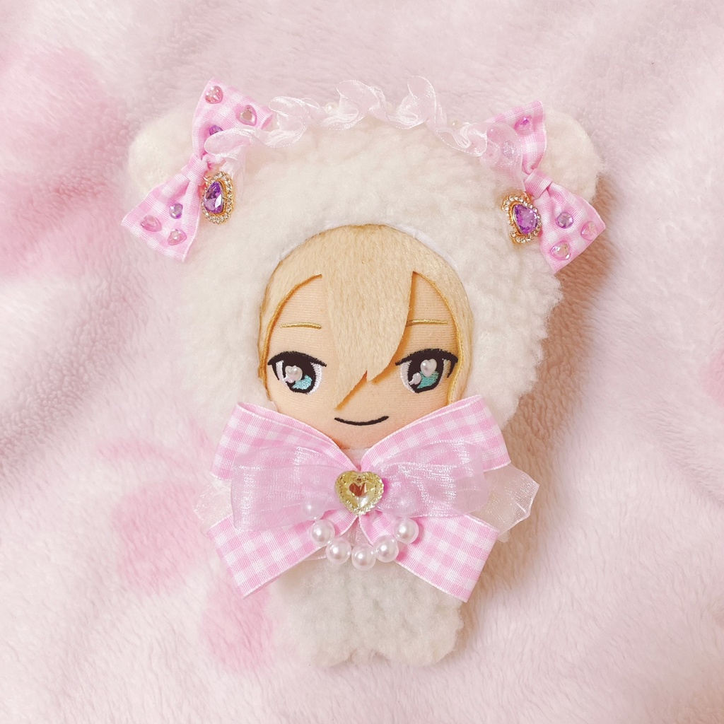 ♡ピンクフリルくまさん♡